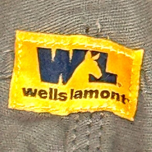 Wells Lamont Vintage Workwear Khaki Bib Overalls Utility Cargo Pants XL READ - Picture 4 of 6